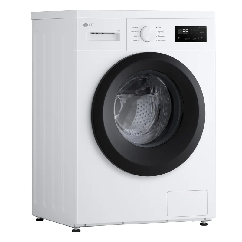 Lavatrice a Vapore Libera Installazione Caricamento Frontale LG F4NA1009NWK 9 kg, 1400 Giri, Classe A