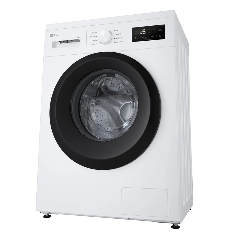 Lavatrice a Vapore Libera Installazione Caricamento Frontale LG F4NA1009NWK 9 kg, 1400 Giri, Classe A