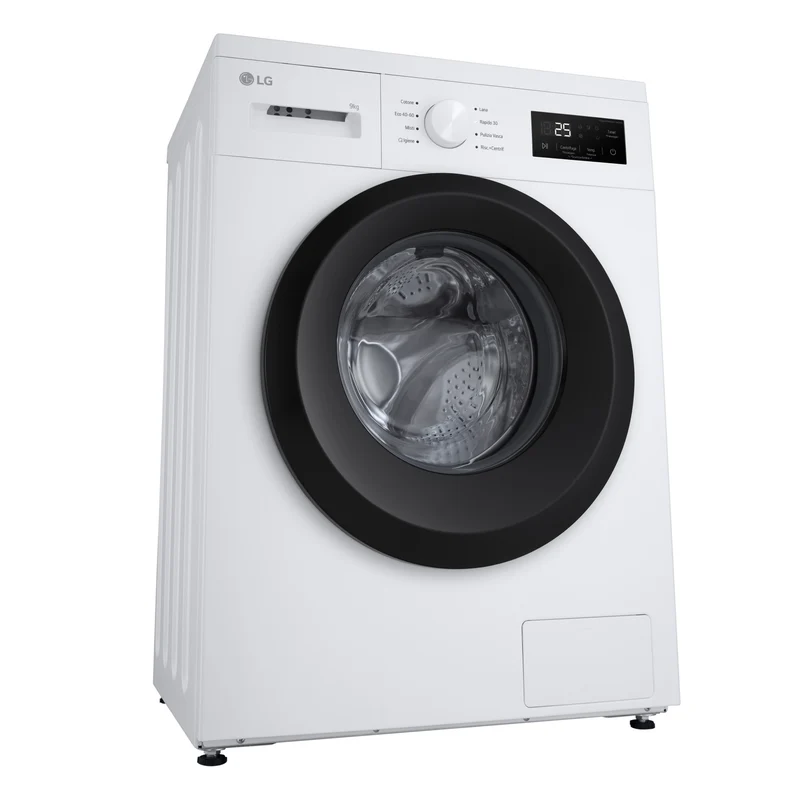 Lavatrice a Vapore Libera Installazione Caricamento Frontale LG F4NA1009NWK 9 kg, 1400 Giri, Classe A