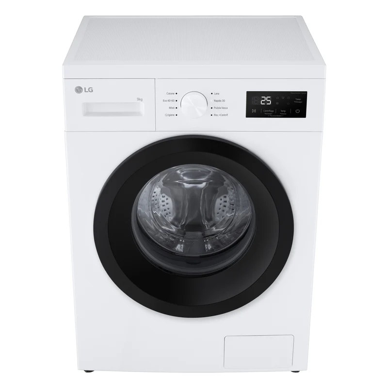 Lavatrice a Vapore Libera Installazione Caricamento Frontale LG F4NA1009NWK 9 kg, 1400 Giri, Classe A