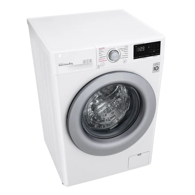 Lavatrice a Vapore Libera Installazione Caricamento Frontale LG Slim AI DDTM F2WV3S7S4E 7 kg Classe D