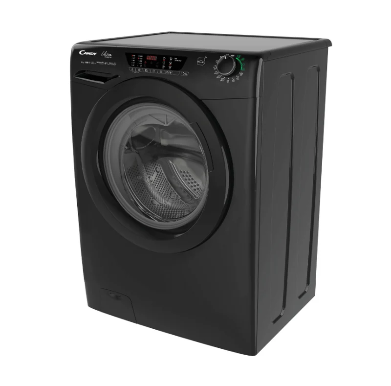 Lavatrice Libera Installazione Caricamento Frontale Candy Ultra Hygiene HE1584TWMBB6-S 8 kg 1500 Giri/min Nero Classe A