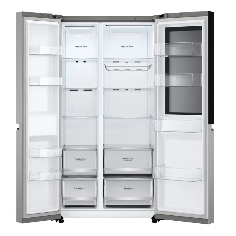 Frigorifero Side-by-Side Libera Installazione LG InstaView GSVV80PYLL 655L Classe E Argento