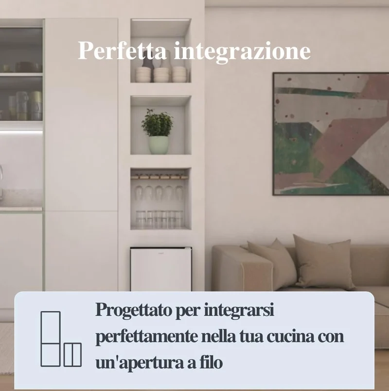 Frigorifero Mini Bar Libera installazione Candy Comfort CHASD4351EWC 42L Classe E Bianco