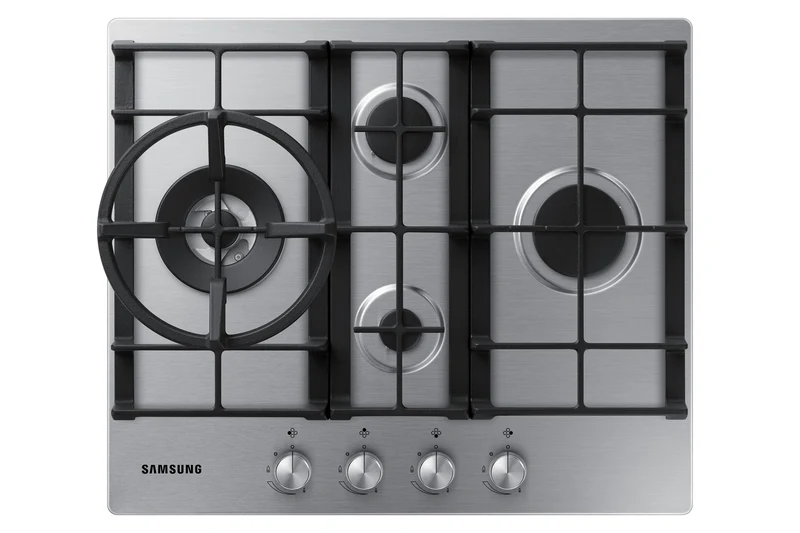 Piano Cottura a Gas Da Incasso Samsung NA64H3031BS 60cm 4 Bruciatori Inox