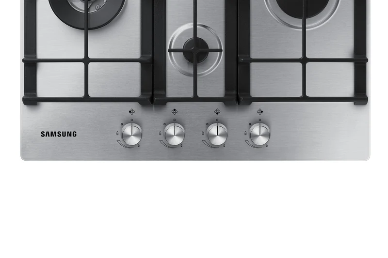 Piano Cottura a Gas Da Incasso Samsung NA64H3031BS 60cm 4 Bruciatori Inox