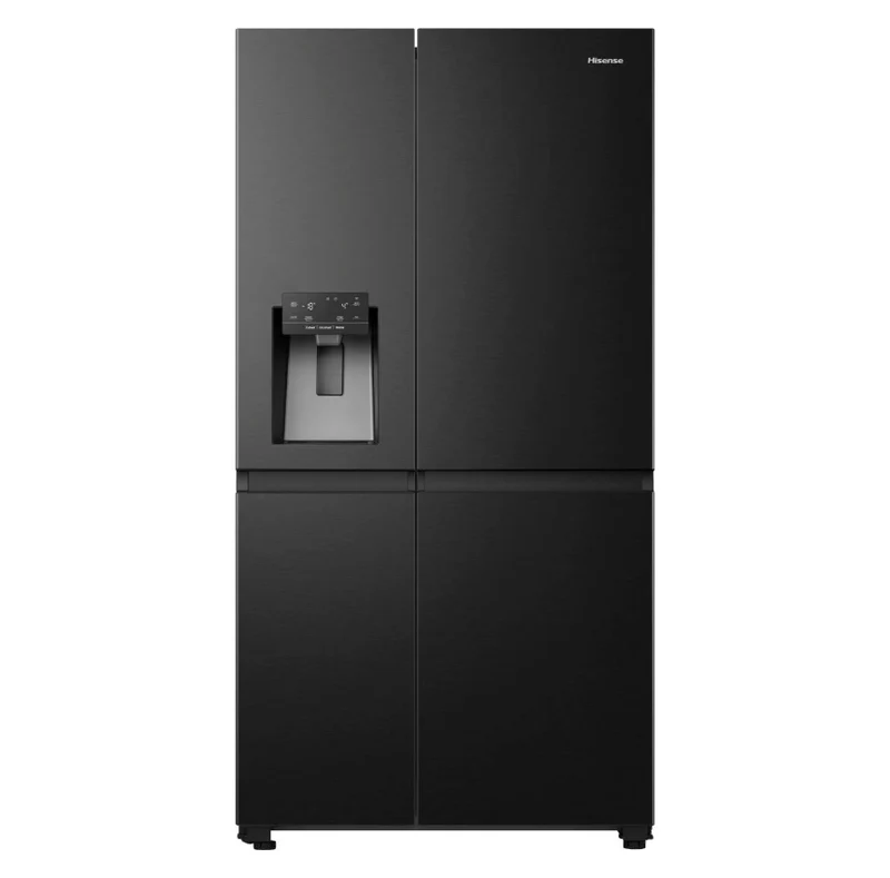 Frigorifero Side-by-Side Libera Installazione Hisense RS818N4TFE 632L Classe E Nero