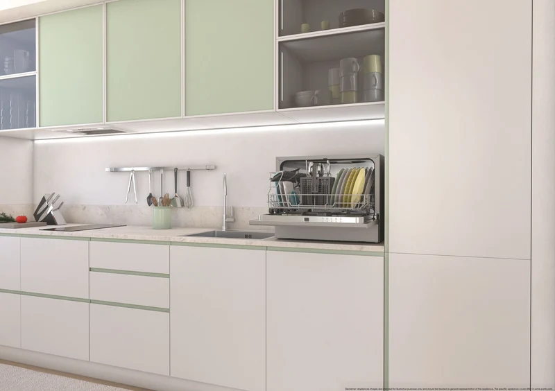 Lavastoviglie Libera installazione Candy RapidÓ CP 6E51LS 6 Coperti Classe E