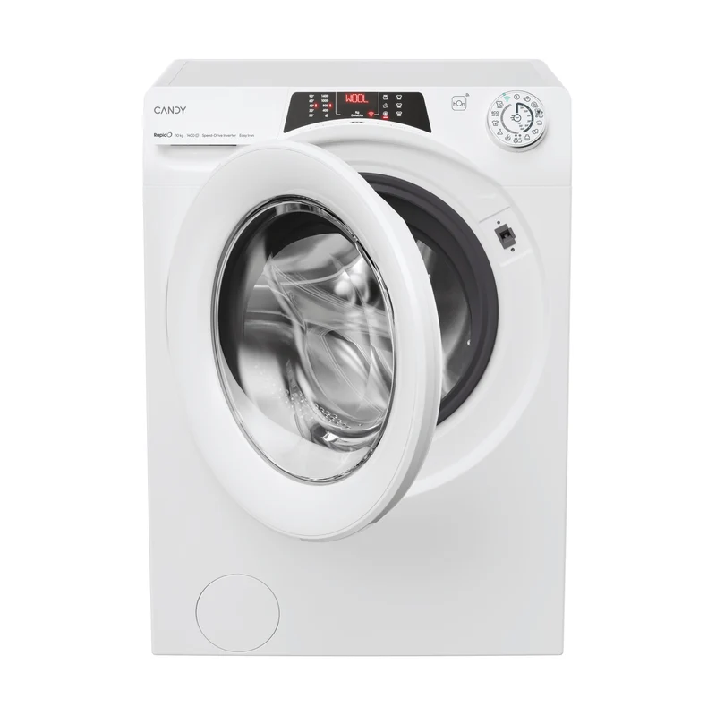 Lavatrice Libera Installazione Caricamento Frontale Candy RapidÓ RO 14104DWMT/1-S 10 kg 1400 Giri/min Bianco Classe A