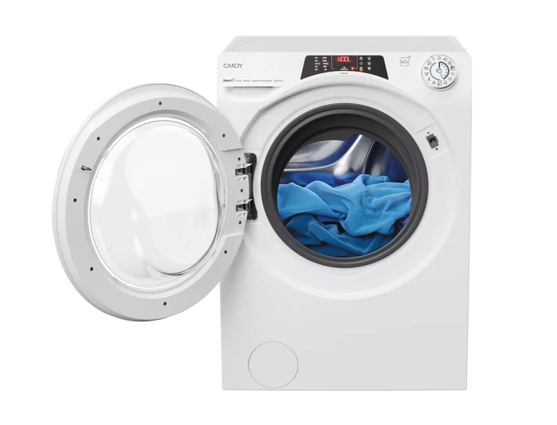 Lavatrice Libera Installazione Caricamento Frontale Candy RapidÓ RO 14104DWMT/1-S 10 kg 1400 Giri/min Bianco Classe A