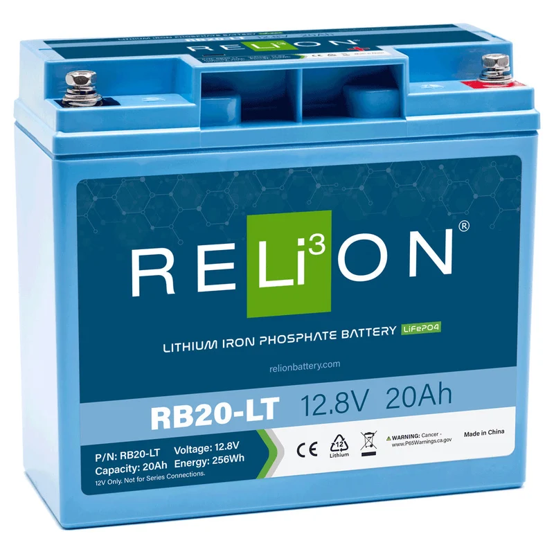 RB20-LT LiFePO4 Battery 12.8V 20Ah Relion (Low Temperature)