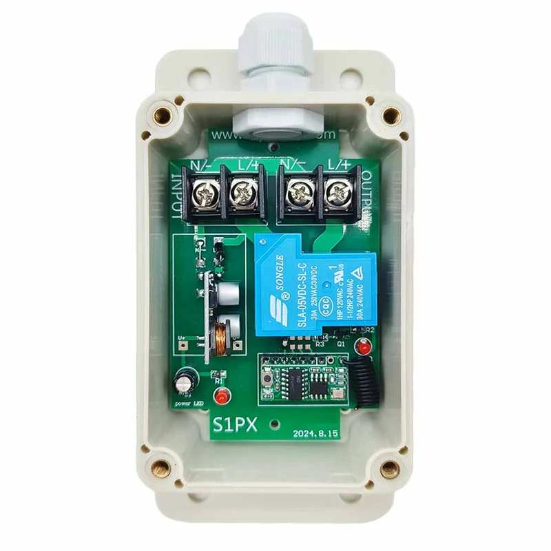Huit CC 30A Étanche Interrupteur Sans Fil avec 8 Bouton Télécommande