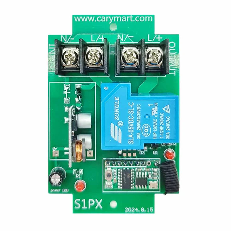 Huit CC 30A Étanche Interrupteur Sans Fil avec 8 Bouton Télécommande