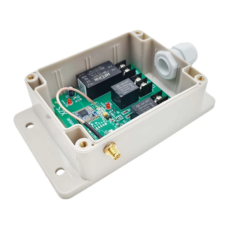 2 Canaux 10A interrupteur sans fil sortie 230V avec télécommande 5km (Modèle: 0020149)