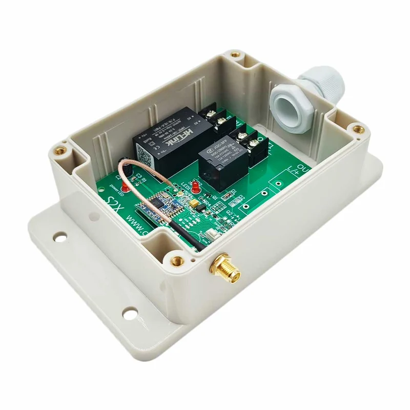 10A interrupteur sans fil récepteur RF 1 canal 230V sortie 5 km (Modèle: 0020145)