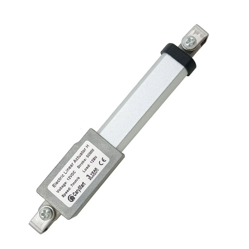6V 12V 24V Micro Vérin Électrique 188N Actionneur Linéaire Course 75 mm (Modèle: 0041648)