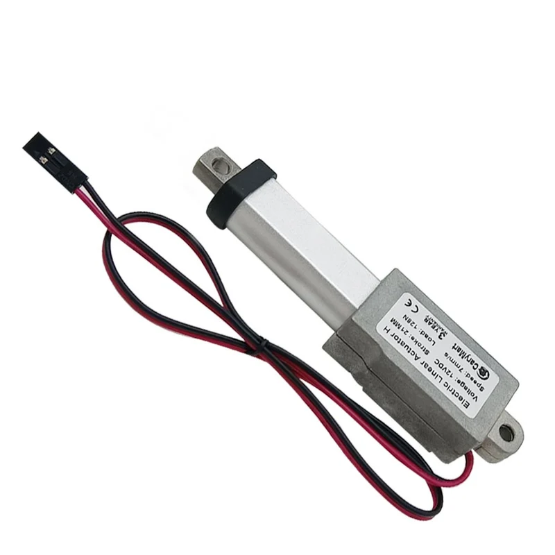 6V 12V 24V Micro Vérin Électrique 188N Actionneur Linéaire Course 25 mm (Modèle: 0041647)