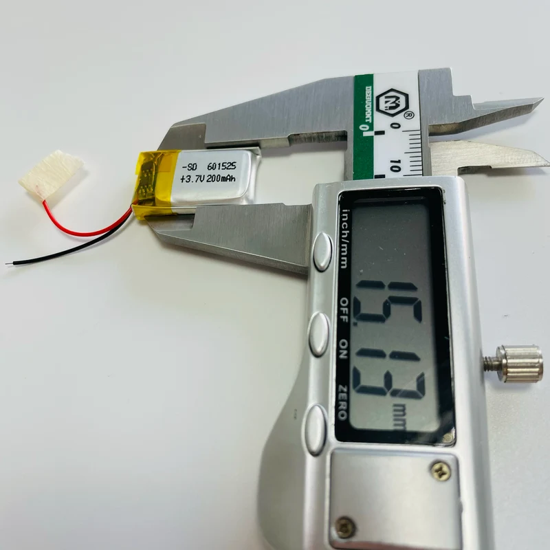3.7V 400mAh Rechargeable LiPo Battery (121525) with PCM Protection Board
