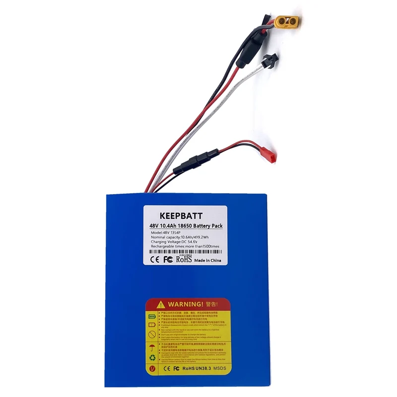 KEEPBATT 48V 13.2Ah Long range Replacement Battery For Caroma P2 P3 E scooter
