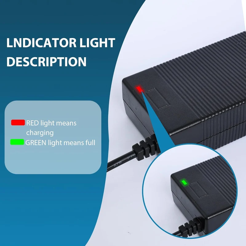 42V 2A 3-pin Li-Ion Charger For 36V Carrera Crossfire Crossroad Subway STL Battery