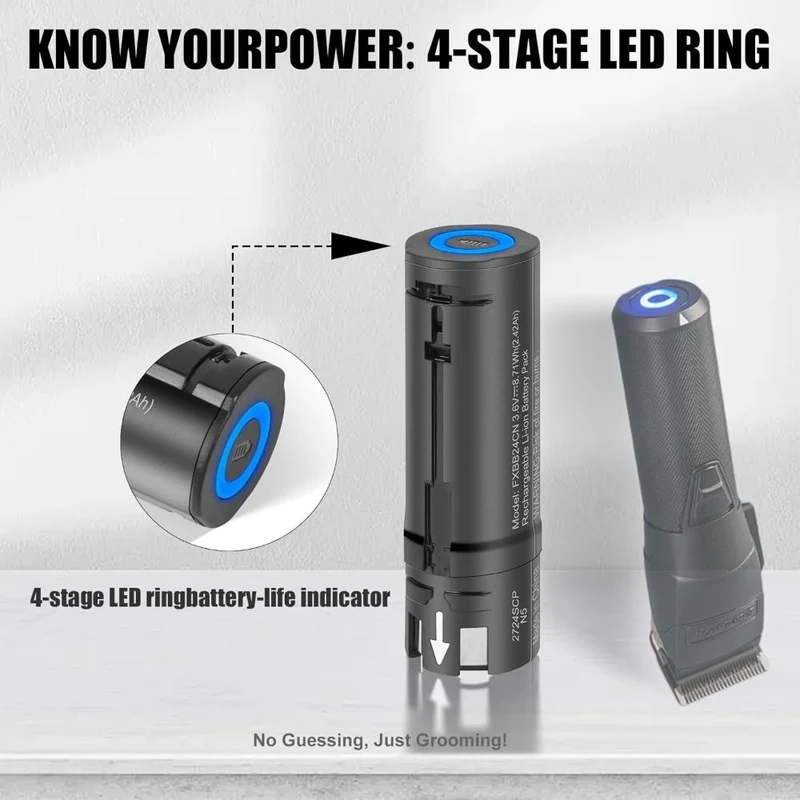 3.6V 2420mah FXONE Battery Replacement FXBB24 Compatible with for BaBylissPRO All FXONE Shaving Tool