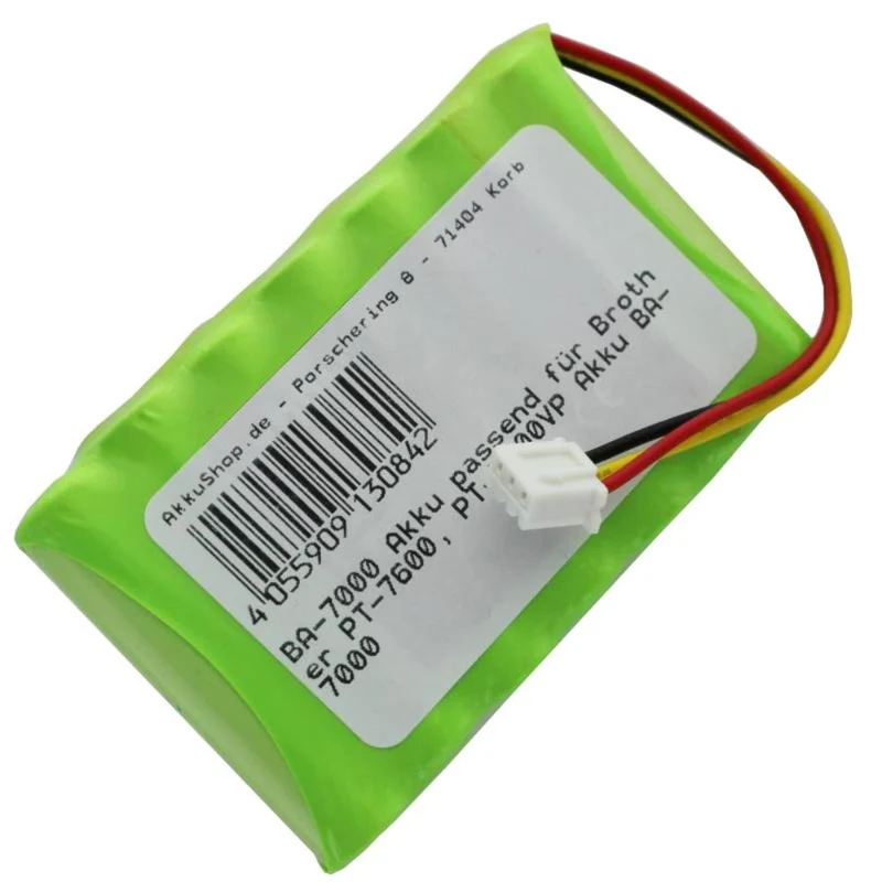 8.4V 800mAh NiMH Battery Suitable for Brother PT-7600, PT-7600VP Battery BA-7000