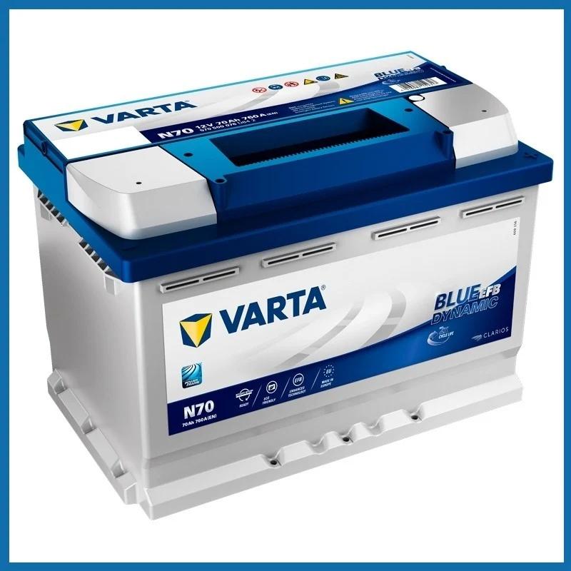 Batteria Auto Varta N70 Start&Stop Blue Dynamic EFB 570 500 076