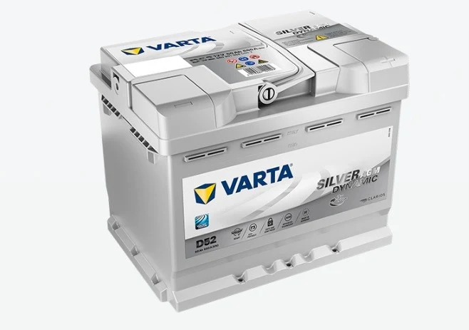 Batteria Varta D52 Start&Stop Silver Dynamic AGM D52 - 560901068 Per Auto e Barche