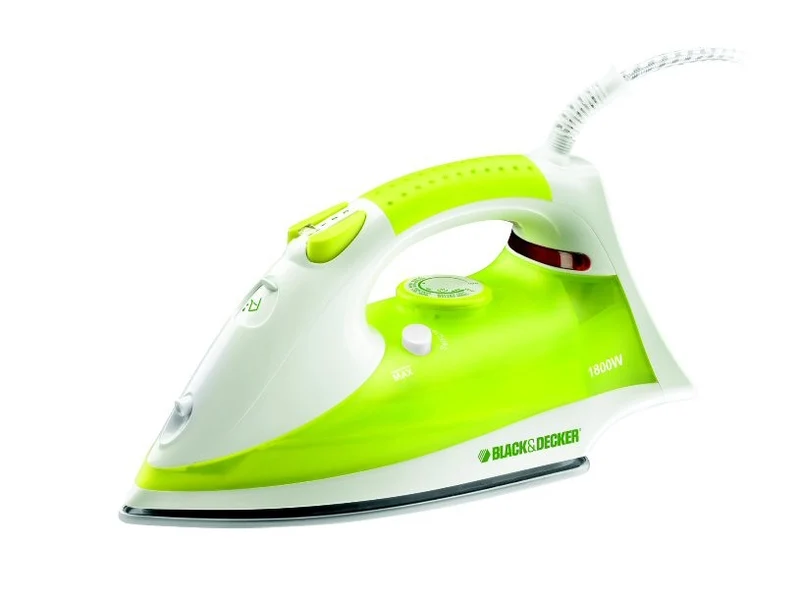 Ferro da stiro a vapore Black&Decker potenza 1800 w piastra in acciaio Mod. X715