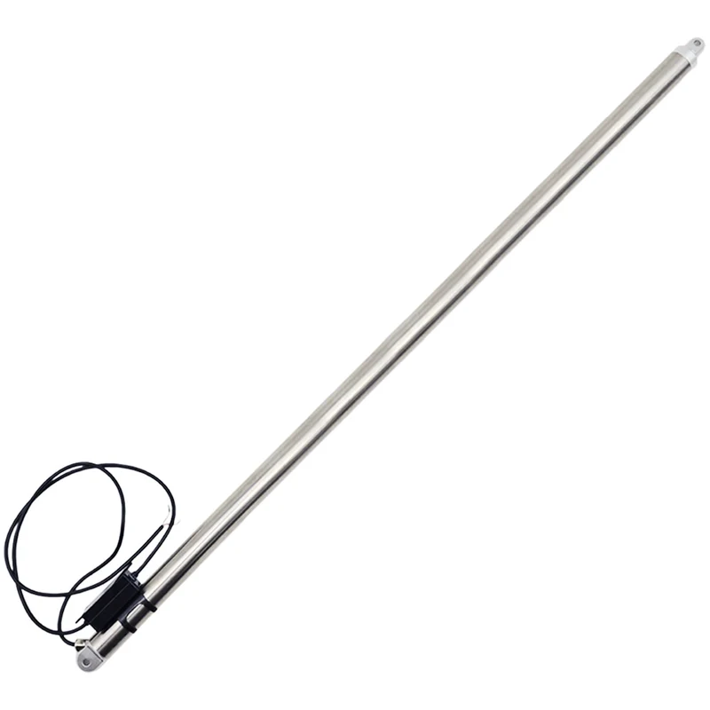 12V 24V 80kg vérin électrique inox actionneur linéaire série L course 450mm (Modèle: 0041970)