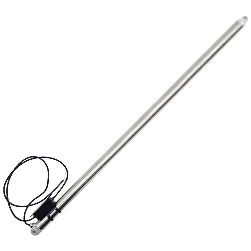12V 24V 80kg vérin électrique inox actionneur linéaire série L course 400mm (Modèle: 0041969)