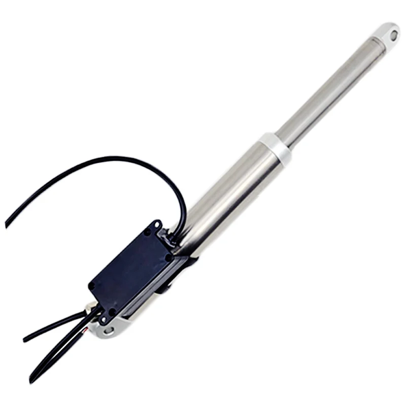 12V 24V 80kg vérin électrique inox actionneur linéaire série L course 50mm (Modèle: 0041962)