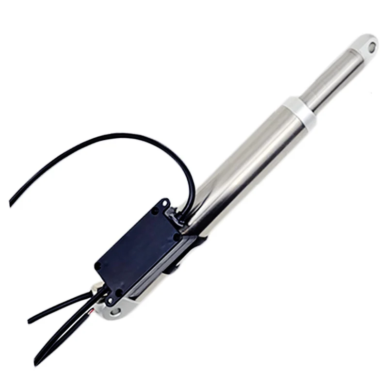 12V 24V 80kg vérin électrique inox actionneur linéaire série L course 30mm (Modèle: 0041961)