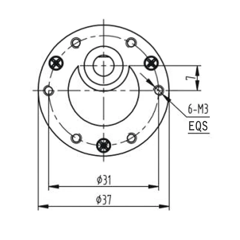1580 RPM motoréducteur électrique 12V moteur à courant continu (modèle: 0041007)