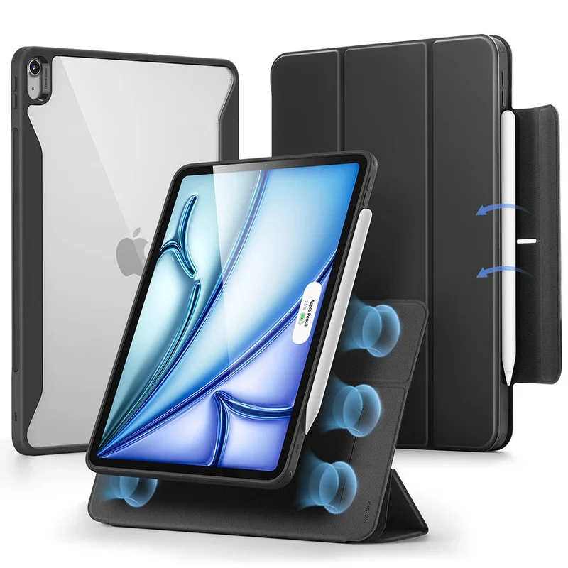 iPad Air 11" (2025) Rebound Hybrid Case 360 - Black