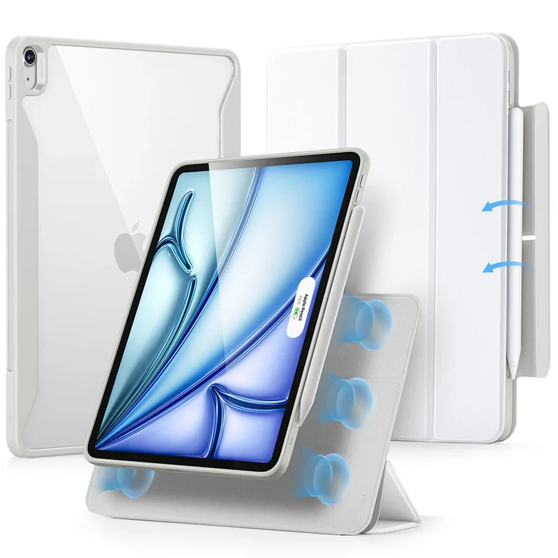 iPad Air 11" (2025) Rebound Hybrid Case 360 - Brilliant White