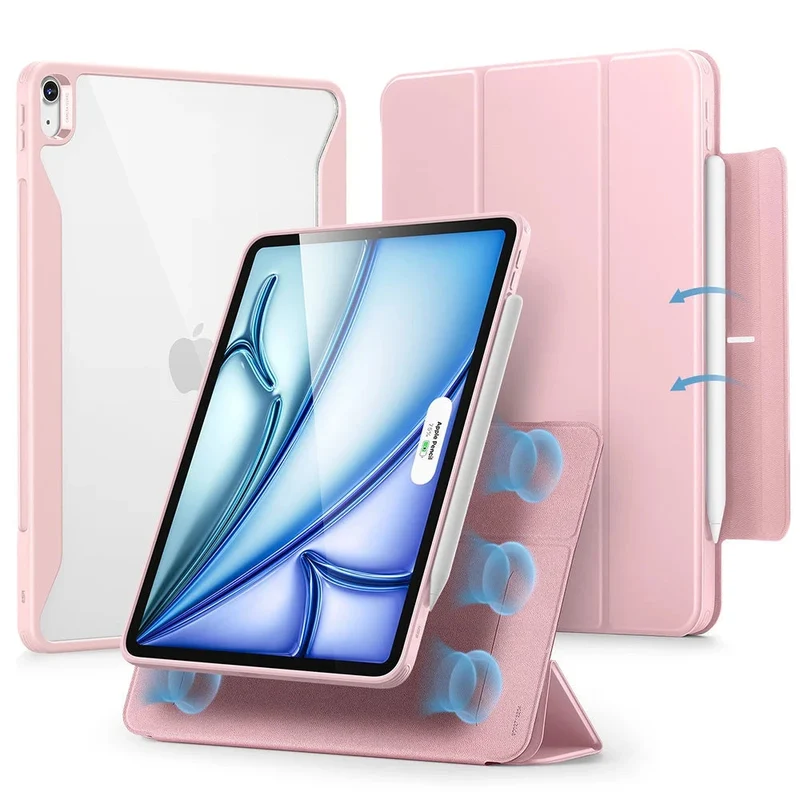 iPad Air 11" (2025) Rebound Hybrid Case 360 - Pink