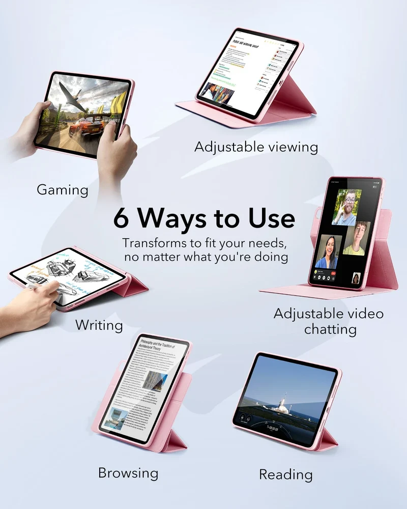 iPad Air 11ʺ (2024) Rebound Transformation Bundle - Pink