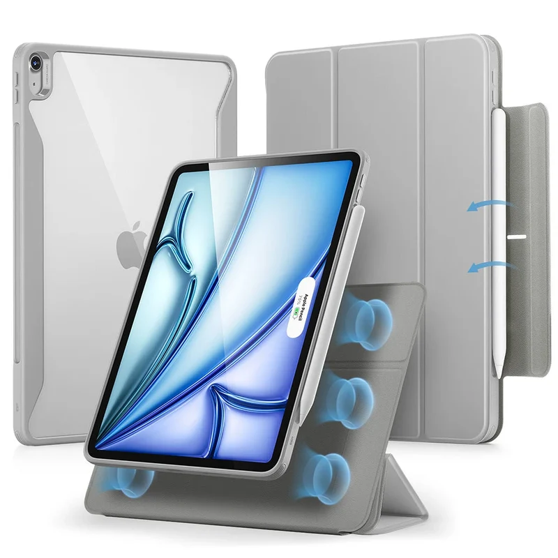iPad Air 11" (2025) Rebound Hybrid Case 360 - Grey