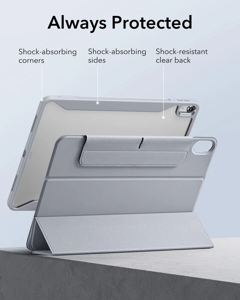 iPad Air 11" (2025) Rebound Hybrid Case 360 - Grey