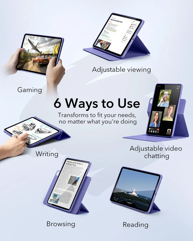iPad Air 11ʺ (2024) Rebound Transformation Bundle - Lavender