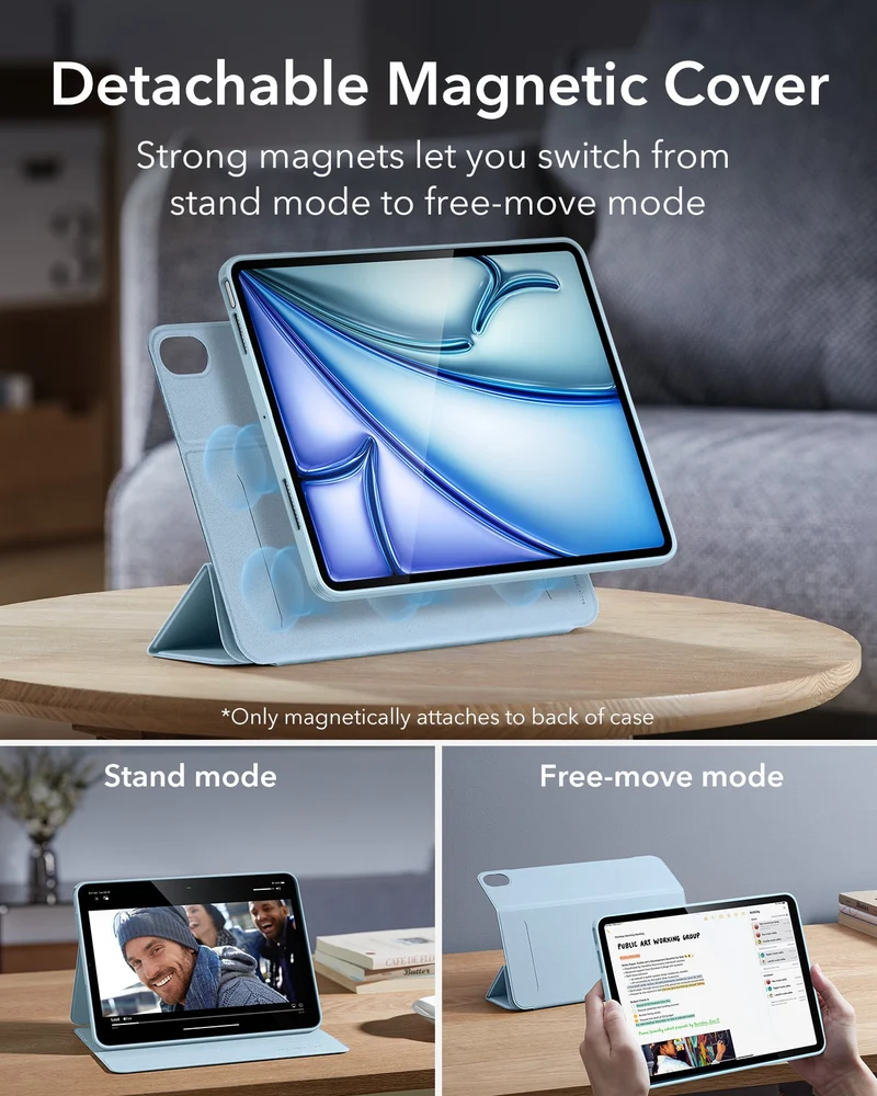 iPad Air 11" (2025) Rebound Hybrid Case 360 - Sky Blue