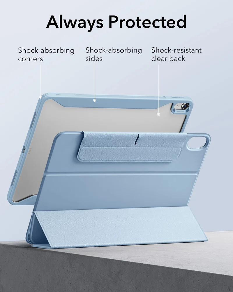 iPad Air 11" (2025) Rebound Hybrid Case 360 - Sky Blue