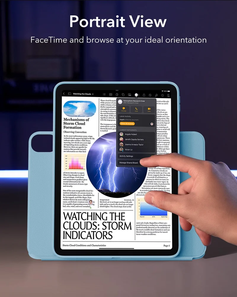 iPad Air 13ʺ (2024) Shift Magnetic Case - Blue