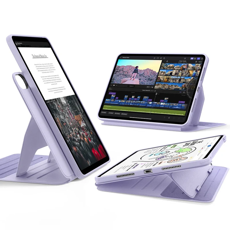 iPad Air 13" (2025) Shift Magnetic Case - Light Purple