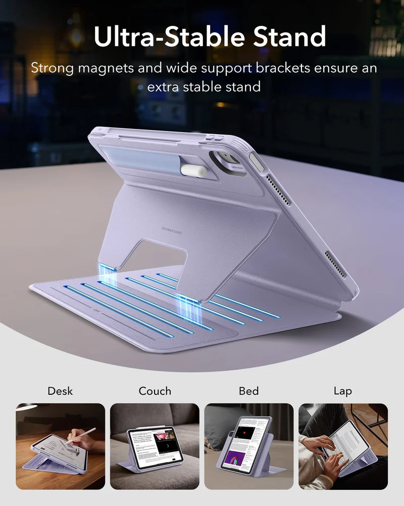 iPad Air 13" (2025) Shift Magnetic Case - Light Purple