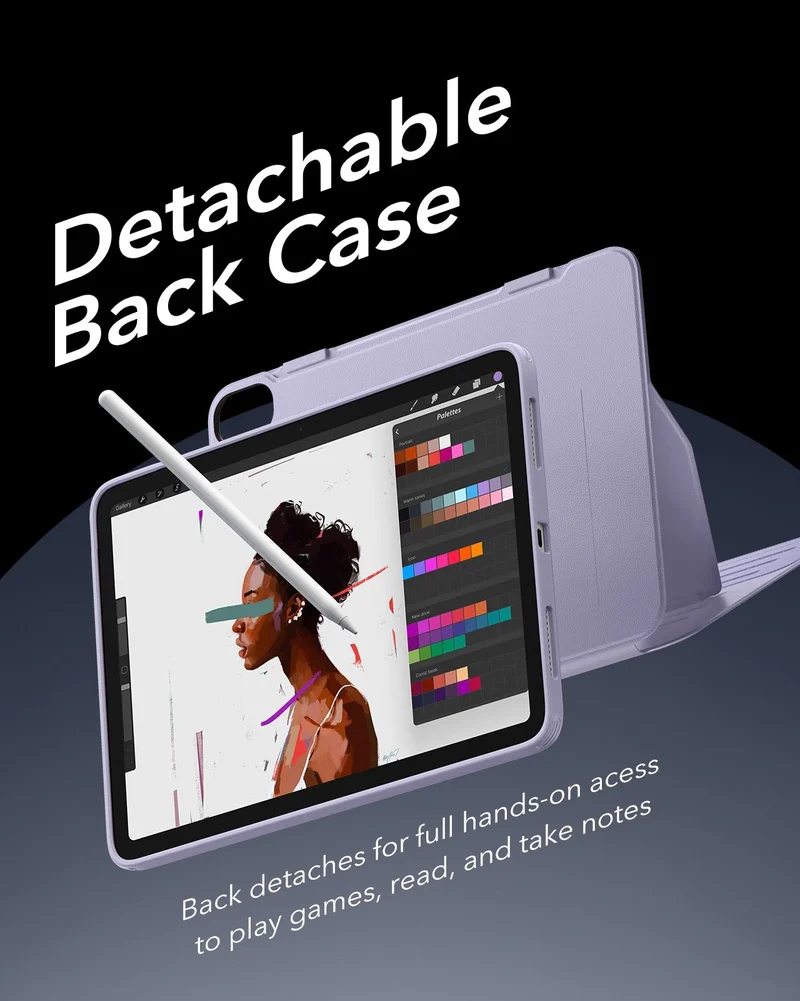 iPad Air 13" (2025) Shift Magnetic Case - Light Purple