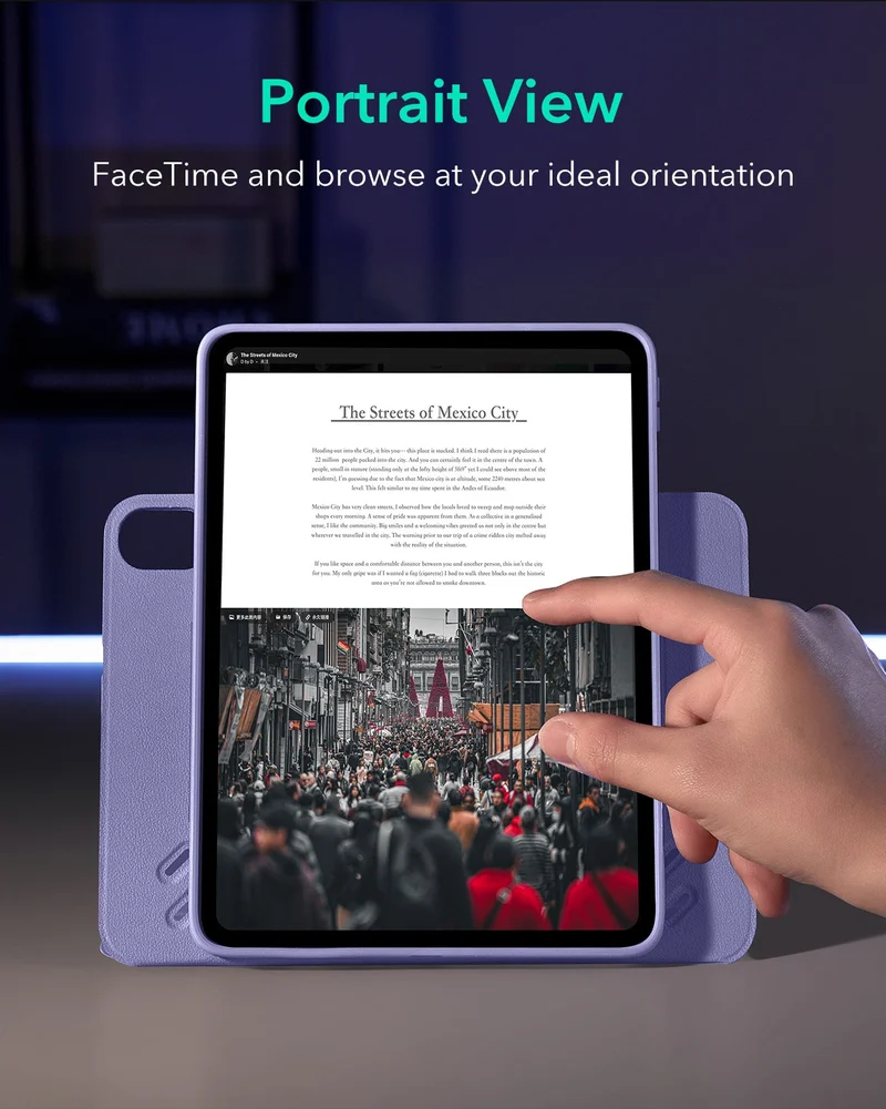 iPad Air 13" (2025) Shift Magnetic Case - Purple