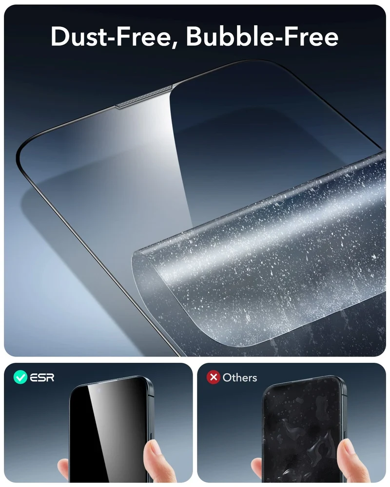 iPhone 16e HaloLock Classic Hybrid Case Protection Bundle - Frosted Black