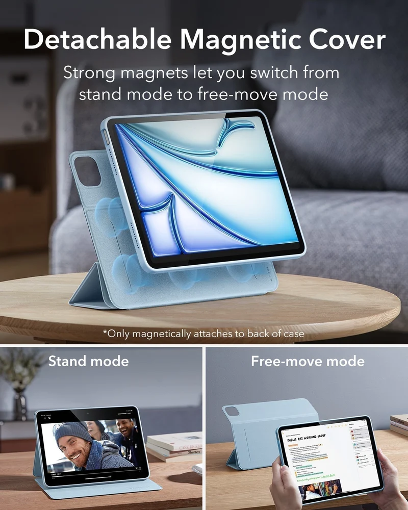 iPad Air 11ʺ (2024), Air 10.9ʺ (5th/4th Gen) Rebound Hybrid Case 360 - Sky Blue
